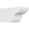 Ekena Millwork Standard Crestline Architectural Grade PVC Rafter Tail, 5"W X 6"H X 12"L RFTP05X06X12CRE - alternate 1